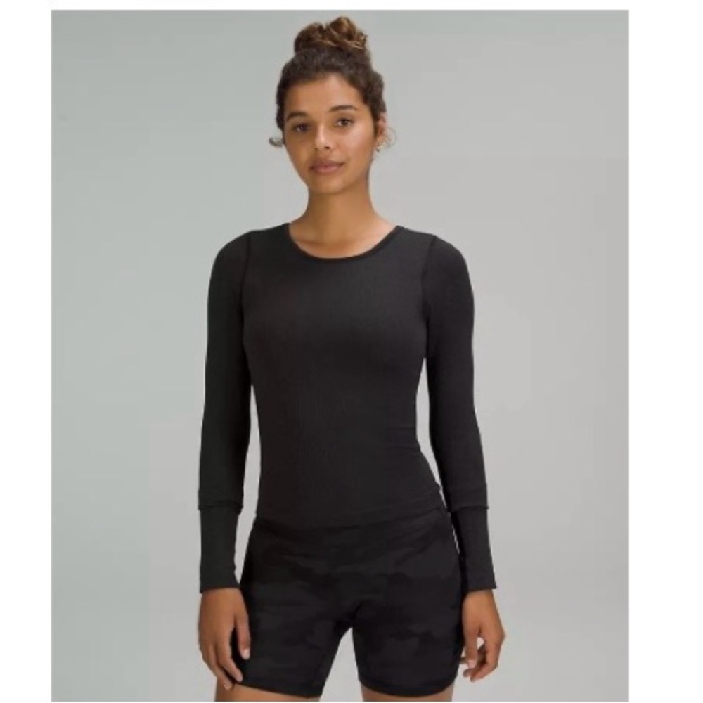Lululemon Ebb to Street Waist-Length Long Sleeve NWT Size 8